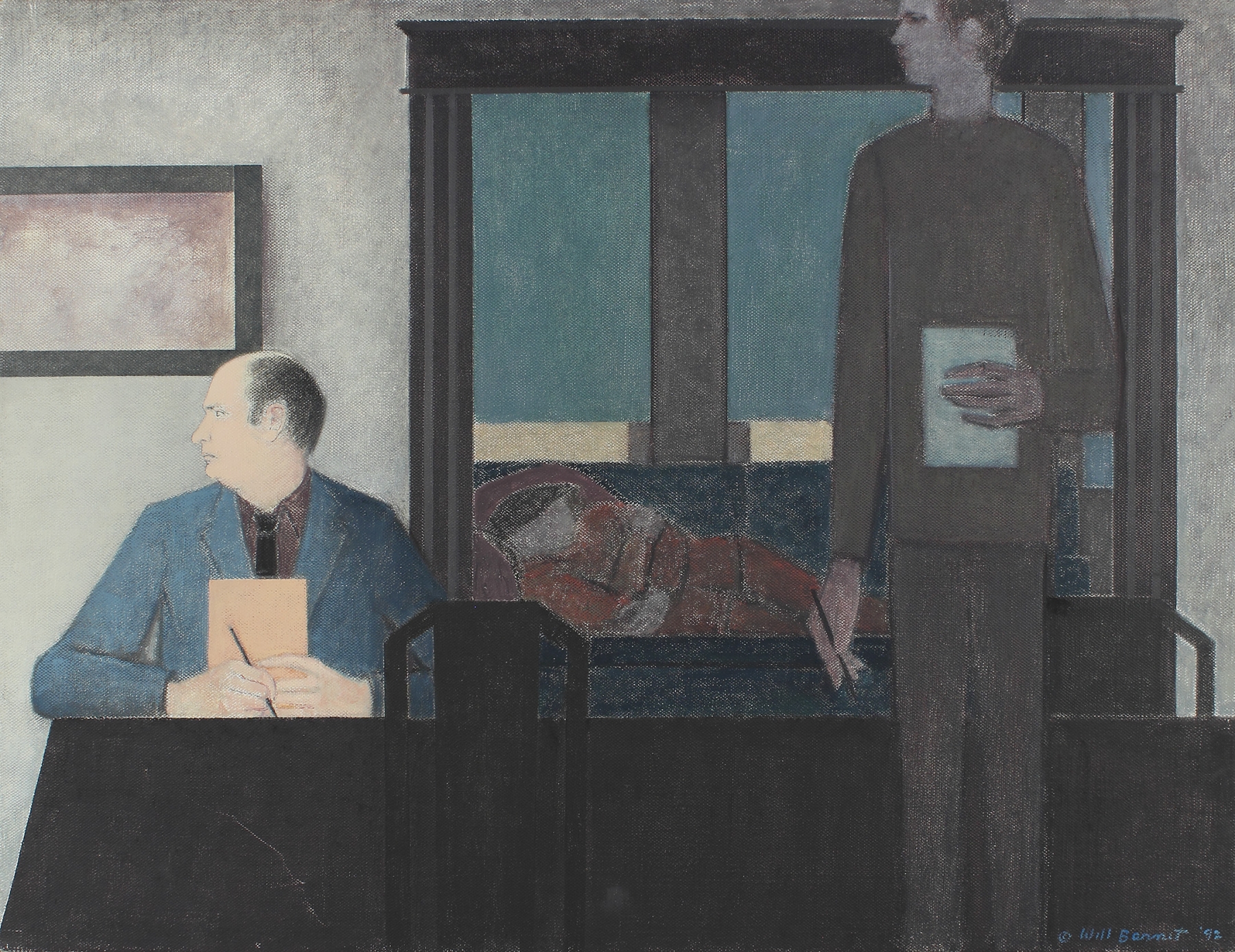 The Father, 1992, oil on canvas, 33 1/8 x 43 inches